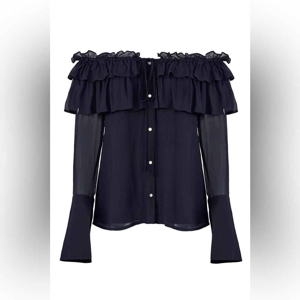 OPENING CEREMONY | Crinkle Chiffon Top